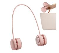 Générique Ventilateur de Cou Portable Rechargeable - 5 Vitesses Silencieux Ventilateur Flexible Portable Avec Écran LED,À Porter Autour du Cou | Pour Extérieur Voiture Voyage Été Croisière Femmes
