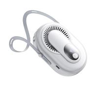 Générique Ventilateur de cou portable - stylish compact, refroidissement du 5, petits ventilateurs poche Affichage, LED refroidisseur recharge électrique pour | Multipurpose Outdoor Indoor Utility