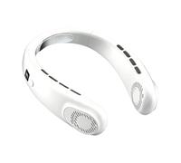 Générique Ventilateur de cou Sans pales, silencieux, 5 vitesses, 1200 mAh