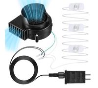 Générique Ventilateur De Gonflage De Remplacement | Souffleur d'air 12V pour Décorations Extérieures - avec Guirlande Lumineuse LED - pour Pelouse Véranda Noël Patio Terrasse Jardin