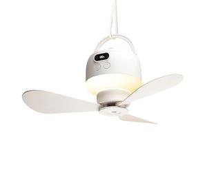 Générique Ventilateur De Plafond Portable,Refroidisseur Réglable Rechargeable,Ventilateur Extérieur Avec Lumière,De Plafond Camping,Pour Cuisine Maison Intérieur Gazebos Terrasses Stores Plages