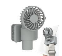 Générique Ventilateur De Poche Portable, Ventilateur Rafraîchissant Portable avec Clip parapluie, Rafraîchisseur USB Rechargeable Pour Voyage Sport Et Transports - Solution Anti-Chaleur Extérieure