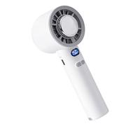 Générique Ventilateur De Poche Rechargeable, Rafraîchisseur Portable Personnel, Ventilateur Rechargeable à Batterie avec Affichage LED Réglable pour Camping Maquillage Voyage Concerts