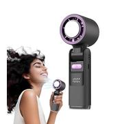 Générique Ventilateur De Poche - Ventilateur Portable Pliable 3 En 1 Portable | Mini Handhelld Rechargeable | Power Air À Grande Vitesse Adapté À Un Bureau De Voyage En Plein Air Utilisation D'été De
