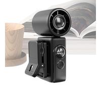 Générique Ventilateur de refroidissement de voiture - rotatif à 360°, petit ventilateur portable à affichage LED rechargeable avec clip | 3000mAh Type-C 4 Speed ABS | Pour adultes voyage con