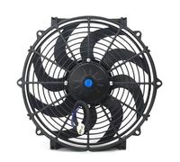 Générique Ventilateur de Refroidisseur de Voiture 14 Pouces 120 W Grand Volume de Voiture Universal Air conditionné Ventilateur électronique 24 V Moteur Water Tank Fan Fan Accessories