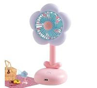 Générique Ventilateur de table silencieux Aérateur portable veilleuse