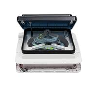 Générique Ventilateur De Toit Camping-car 12V Avec Éclairage LED - Fonction Réversible Extraction/Aspiration, Ventilateur Silencieux Pour Van Aménagé Et Caravane