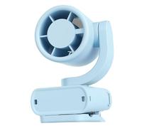Générique Ventilateur de Voiture | Refroidisseur Personnel Portable Rechargeable,Rotation 180 Degrés Pince pour Climatisation de Voiture - Pour Tente Golf Voyage Camion Extérieur Les