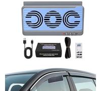 Générique Ventilateur D'Échappement Solaire Pour Voiture - Purificateur D'Air Amplificateur De Refroidissement Pour Véhicules,Dispositif Portable Silencieux Avec Refroidissement Pour Camping