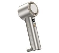 Générique Ventilateur léger à moteur sans balais, ventilateur à affichage LED rechargeable par USB, climatisation pour étudiants et employés de bureau, main électrique