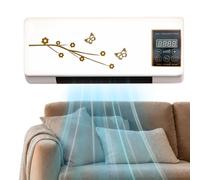 Générique Ventilateur Mural,Ventilateur Sans Gainage pour Chambre | Ventilateur Split Multifonction Avec Télécommande Pour Salon Véranda Atelier Dortoir Appartement