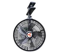 Générique Ventilateur oscillant à pince pour auto - Matériel de ventilation personnelle intérieure | Ventilateur Rotatif À Clip Pour Voiture 2 Vitesses,Pour berlines, camions, SUV, pickups