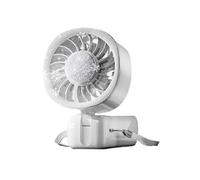 Générique Ventilateur Personnel,Écran LED Puissant Repliable Rechargeable Refroidisseur Portatif,Éventail Personnel Nomade | Pour camping, voyage, été, plage, bureau, maison