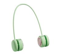 Générique Ventilateur Personnel Pour Le Cou - 5 Vitesses Silencieux Flexible Portable avec Affichage LED - Modèle Rechargeable Pour Le Cou - Pour Camping Croisière Extérieur Voyage Voiture Été Femmes
