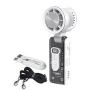 Générique Ventilateur personnel,Rafraîchissement sans pale avec éclairage LED - Mini ventilateur portable puissant,pour le camping, l'extérieur, l'été, maison, bureau, école, adultes et