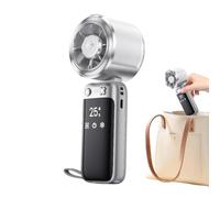 Générique Ventilateur - Pliable avec Deux Modes Puissants - Ventilateur de Poche pour Voyage | pour le Voyage la Pêche le Bureau les Road Trips la Plage Hommes Femmes Jeunes Ados