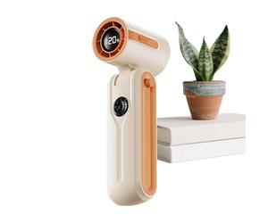 Générique Ventilateur Pliable - Pliable Avec Cent Vingt Vitesses Rechargeable USB - Ventilateur de Cou Portable de Voyage,Pour Intérieur Extérieur Maison Bureau École Voyage Marche Transport