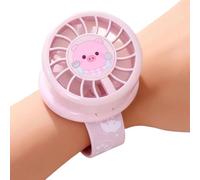 Générique Ventilateur Poignet,Jouet Rafraîchissant Réglable à 3 Vitesses - Ventilateur Bracelet USB Enfant Été - pour Plein Air Camping Randonnée Sac à Dos Pique-nique Course Cyclisme Filles Garçons