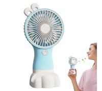 Générique Ventilateur Portable À Main | Gadget de Refroidissement 3 Vitesses à Main,Ventilateur Réglable Pliable et Léger - pour Hommes Femmes Intérieur Extérieur Voyage Randonnée Camping Plage