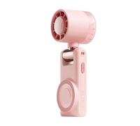 Générique Ventilateur Portable avec de téléphone magnétique et de Refroidissement - Ventilateur Portable réadaptable à 100 Vitesses, 3 600 mAh, Petit condensateur à Glace Semi-conducteur,