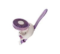 Générique Ventilateur portable de voyage,3 vitesses rechargeable pliable chat,Mini ventilateur de montre pour extérieur - pour garçons et filles été intérieur extérieur voyage camping vacances fête