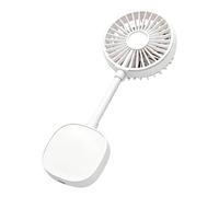 Générique Ventilateur Portable Personnel - Refroidisseur silencieux avec support téléphone,Mini Ventilateur Portable Personnel Rechargeable - Pour Femmes Hommes Plage Extérieur Été Maquillage Trajet