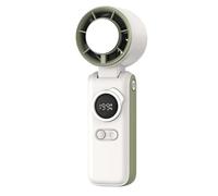 Générique Ventilateur Portable Pliable,Rechargeable 3600mAh, 5 vitesses - Ventilateur de Voyage Personnel - Pour Bureau, Plage, Vacances, Randonnée, Camping, Sports, Extérieur