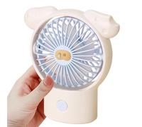 Générique Ventilateur portatif à main - Calme Refroidissement d'Été Angle Réglable,Rechargeable, nomade, pratique | Pour maison, extérieur, voyages, camping, pêche, pique-nique, plage, vacances