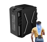 Générique Ventilateur Pour Chemise - 3 Vitesses Rafraîchisseur Personnel | Ventilation Puissante 8000mAh Clip Personnel De Chemise,pour Professionnels Extérieur Randonnée Camping Jardinage