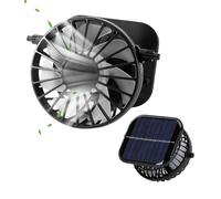 Générique Ventilateur Solaire de Remplacement pour Chapeau - Pièces De Refroidissement Silencieux,Ventilateur de Chapeau Solaire Résistant aux Intempéries pour Camping Randonnée Pêche