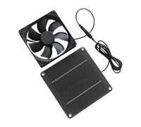 Générique Ventilateur Solaire D'extraction 20W Étanche, Ventilation Solaire Extracteur, Ventilateur Portable Pour Garage Niche Pour Chien Toit Grange Volière