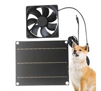 Générique Ventilateur Solaire D'extraction Pour Abri | Ventilateur De Bâtiment 30W Énergie Solaire - Montage Murale Silencieux pour Chenil Élimination des Odeurs et Circulation d'Air