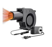 Générique Ventilateur Soufflant,Ventilateur Gonflable Ajustable 12V avec Régulateur de Vitesse | Souffleur pour Poêle à Bois,pour Cheminée Barbecue Camping Cuisine Extérieure Pique-niques