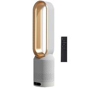 Générique Ventilateur tour chaud/froid, ventilateur sur pied de 58 cm de haut, purificateur sans pales, chauffage 1 200 W, large plage de chauffage à 90 °C, 8 vitesses de ventilation naturelle