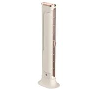 Générique Ventilateur Tour Vertical avec Roue à Flux Croisé, 37 cm de Hauteur, Blanc et Or Rose, Refroidissement Puissant
