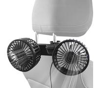 Générique Ventilateur USB pour Voiture | Rafraîchisseur Portable Rotatif 360° | Rafraîchisseur d'Air de Camion Alimentation USB | pour Camping Plein Air Conduite Auto Camion SUV Fourgon Siège