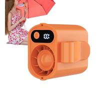Générique Ventilateur Voiture,Rafraîchisseur d'air personnel silencieux à 100 vitesses avec écran numérique,Ventilateur portable rotatif à 360 degrés avec pince - pour Randonnée Pêche Plage Camping