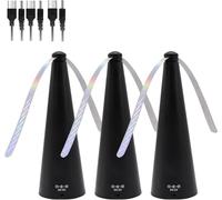 Générique Ventilateurs Anti-Mouches pour Table - Ventilateur De Table Portable Rechargeable par USB, Ventilateurs Anti-moustiques Silencieux, Répulsifs Anti-Mouches pour Terrasses,Restaurants (3)