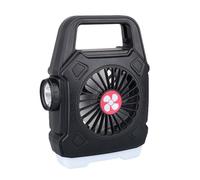 Générique Ventilateurs De Camping Pour Tentes | Lampe Portable Rechargeable,Ventilateur De Camping Avec Lumière LED | Pour Plage Pêche Voyage En Camping-Car Van Voiture Maison Et Camion
