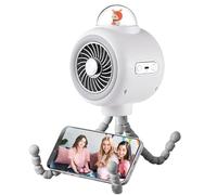 Générique Ventilateurs De Poussette - Ventilateur USB À Fixation Pour Poussette | Support Réglable avec Fonction Batterie Externe pour Voyage Voiture Bureau Nacelle Siège Bébé Tapis de Course