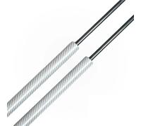 Générique vérin Capot Voiture pour Lexus LS400 pour berline 1990-1994 | Aluminium+Inox 533 mm Façade Ouverture et fermeture faciles d'une seule main(Silver Carbon)