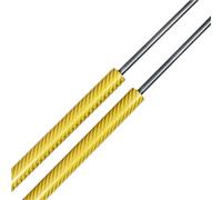 Générique vérin hayon Voiture pour BMW 3 (E93) pour Cabriolet 2007-2013 | Aluminium + Inox Arrière Ouverture douce, pas d'inclinaison ni de coincement(Yellow Carbon)