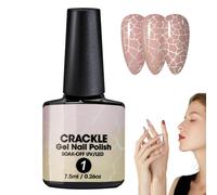 Générique Vernis À Ongles Craquelé, Crackle Nail Polish, Polons de gel fissuré de magie, vernis à ongles à effet fissuré, gel de vernis à ongles UV à séchage à l'air durable, pour les filles