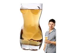 Générique Verre À Bière Corps,Tasse En Verre De Whisky Chopes À Bière En Forme De Corps | Coupe De Bièr En Verr En Forme De Corp Exquise Et Polyvalente Pour La Soirée Entre Célibataires