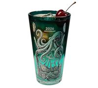 Générique Verre À Bière | Gobelet En Verre Avec Motif Poulpe 50 hope à bière - Pour La Maison Le Bar Le Bureau Whisky Cocktail Vin Boisson Homme Papa Petit Ami
