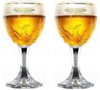 Générique Verre à bière (lot de 2) en verre, GRIMBERGEN 25 CL - LOT DE 2 VERRES