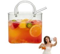 Générique Verre à Boire en Forme de Sac à Main | Vase en Forme de Sac à Main - Verre à Boisson en de - pour Maison Salle à Manger Anniversaire Bar Cuisine Bureau Appartement (A)