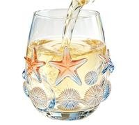 Générique Verre À Boisson Gobelet Côtier Décoratif Sans Pied Et Sans Plomb