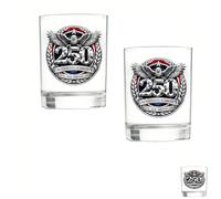Générique Verre à whisky du 250e anniversaire (1776-2026) - Commémoratif Aigle patriotique et Cloche de la Liberté - Tumbler Old Fashioned de 11 oz (env. 325 ml) - Cadeau patriotique pour (EE#)